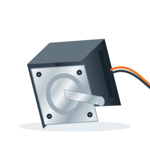 Illustration of an industrial motor — sample product