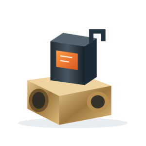 Original technical illustration: valve (demo) Illustration of an industrial valve — sample product